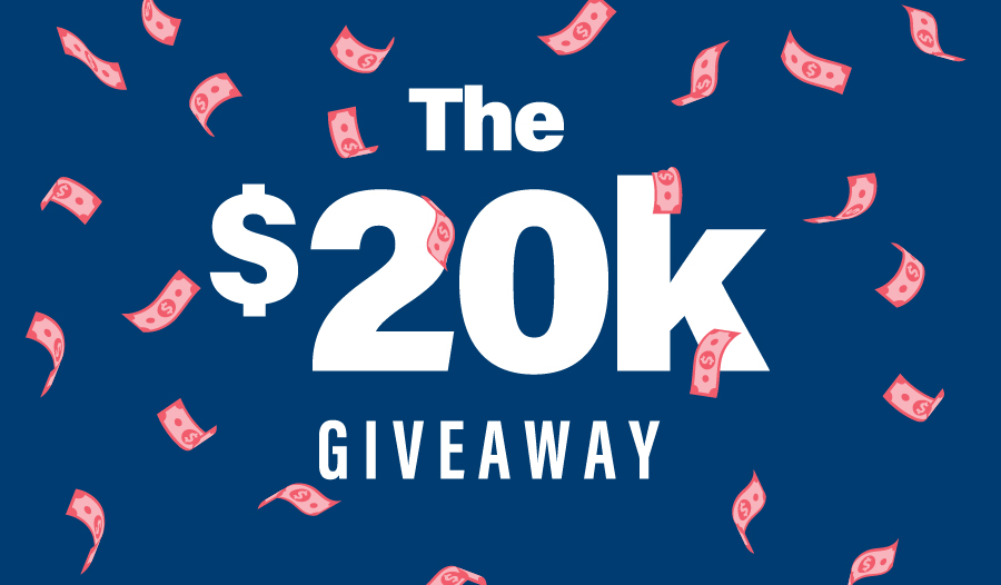 The 20k Giveaway